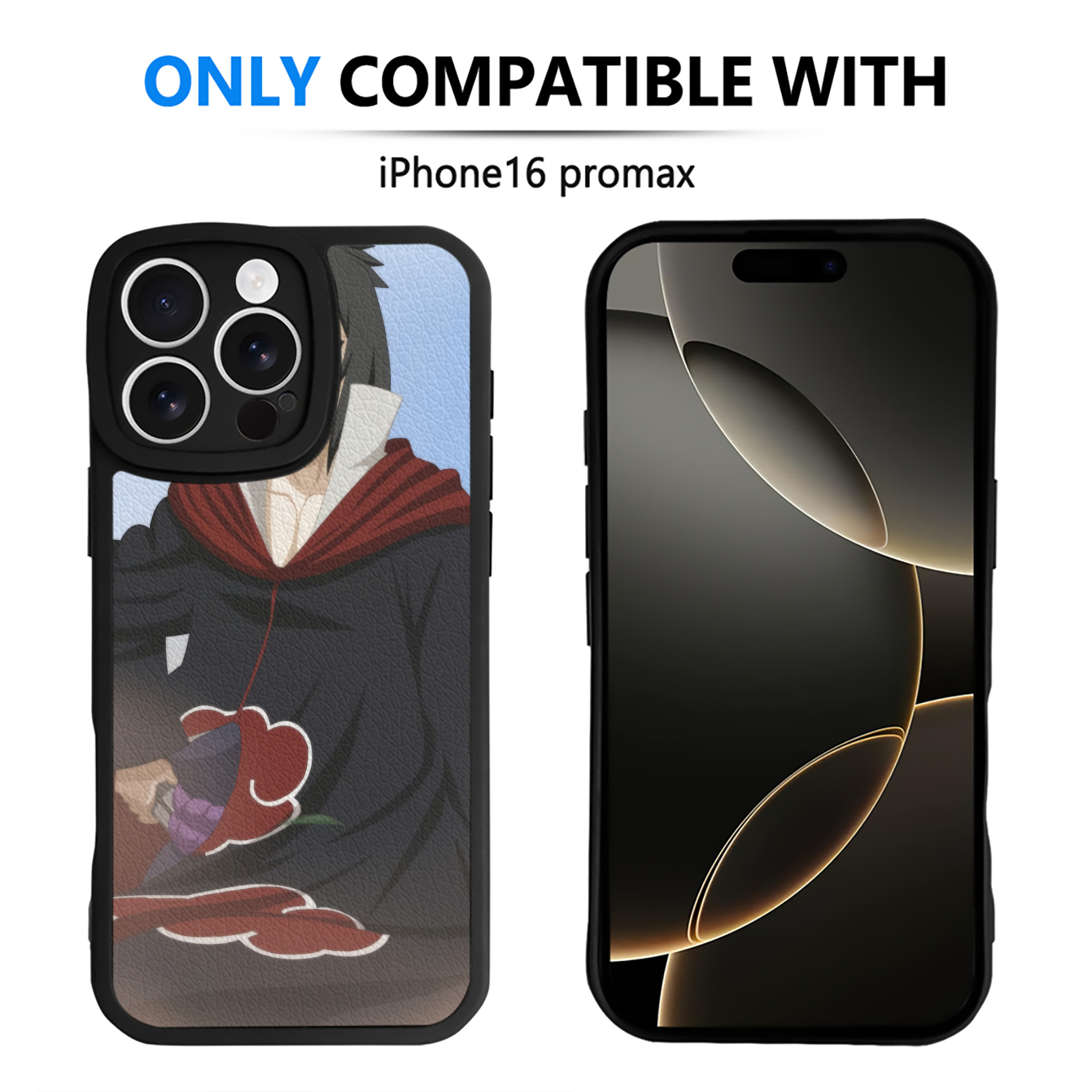 （画像用） NARUTO -ナルト- NARUTO -ナルト- 疾風伝 【iPhone 16シリーズ対応】シリコンスマホケース（レザー調） 材質：シリコン